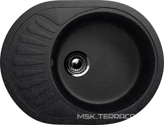 Мойка кухонная Ulgran U-107м-308 черная 45x57x15 Ulgran u-107м s296120