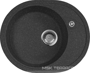 Мойка кухонная AquaGranitEx M-18l черная| 46x57x18