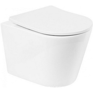 Унитаз подвесной, безободковый, 515x355x365мм, без сиденья, крепеж в компл.,  ZZ BelBagno Flay-R BB053CHR