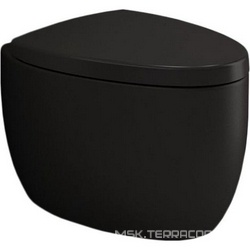 Унитаз подвесной Bocchi Etna черный матовый| 53x39x40