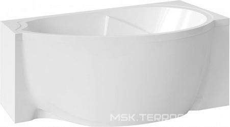 Ванна из искусственного камня Цвет и Стиль Аура R 170х95, с ножками| 170x94x55