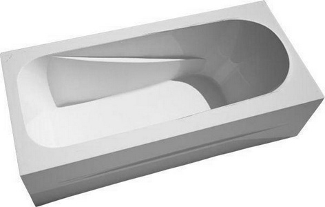 Ванна  "Стандарт",  без г/м, 170х75х58,5см, на раме, фронт. панель, слив/перелив в комплекте, ZZ Thermolux Leda Leda 170 Стандарт