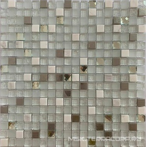 Мозаика Спектр-М Микс стекло Мозаика из стекла на сетке SK10-209 ZZ 30x30