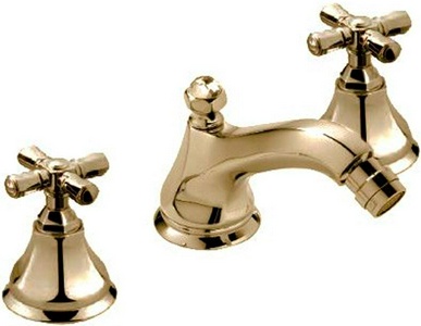 Смеситель для биде, на 3 отв., с д/к, (цв. бронза),  ZZ Nicolazzi Teide Four 1915 BZ 45