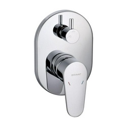 Смеситель Bravat Eler FB848238CP-2-RUS С ВНУТРЕННЕЙ ЧАСТЬЮ, для душа| 12x18x18