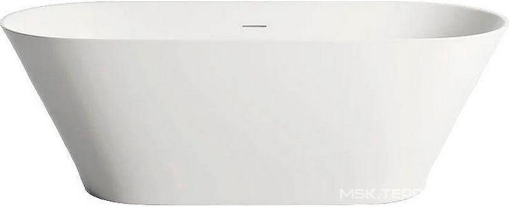 Ванна 1800х800хh595мм, отдельност., литой камень S-Sense, глянцевый, донный клапан Up&Down цв.белый в компл.,  ZZ Salini Mona 102911G