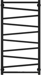 Полотенцесушитель "" 1000*500 мм, комплектующие в комплекте, цв.черный матовый ZZ Сунержа Сирокко 31-0253-1050