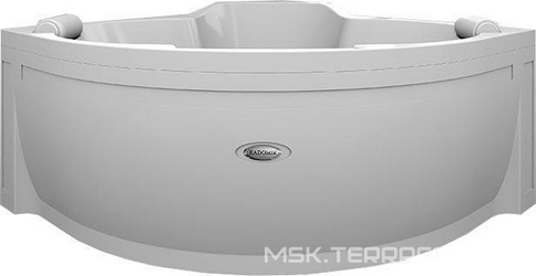 Ванна акрил. "СОРРЕНТО-CHROME" 1480х1480, фронт. панель, ГМ6, НМ2, СМ7,контроллер 200, молдинг,слив.хром, каркас  XX