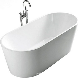 Ванна 1600x800xh600мм, отдельностоящая, слив-перелив, пробка слива цв.хром. в компл., (акрил цв.белый), BelBagno ZZ BelBagno Универсал BB202-1600-800