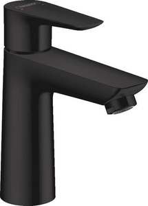 Смеситель для раковины, 110, с д/к, (цв.черный матовый),  Hansgrohe Talis E 71710670