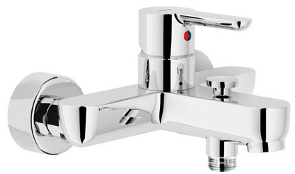 Смеситель Nobili ABC AB87110/1CR для ванны с душем| 21x12x17