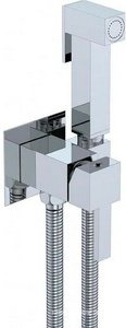 Смеситель совмещённый с гигиеническим душем, (готовый комплект: лейка, шланг металлизированный 120см., скрытая часть), (цв.хром), Cezares ZZ Cezares Articoli Vari CZR-SET-DA2-ID3-FMM120-01