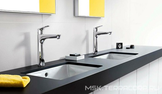 Смеситель для раковины, Высокий, излив 159мм, с д/к, (цв.хром),  Hansgrohe Focus 31608000