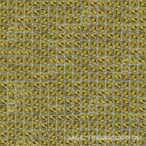 Мозаика Мозаика  636 моно рифленая золото ZZ|30х30 Мастера Керамики Glass МС 636