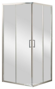 Душевой уголок 1000х1000хh1950мм, квадрат, (стекло прозрачн.5/4мм, фурн.цв.хром),  ZZ BelBagno Uno-195 UNO-195-A-2-100-C-Cr