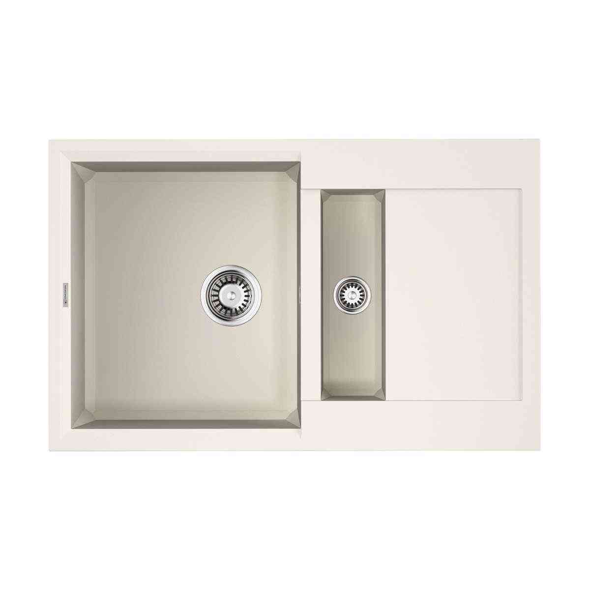 Мойка кухонная Omoikiri Sakaime 78-2-WH белая| 50x78x23