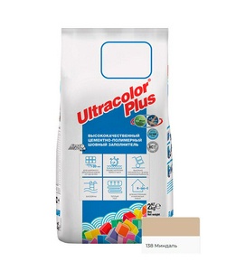   затирка д/швов N138/2кг (Миндаль) Mapei ULTRACOLOR PLUS 6013802А