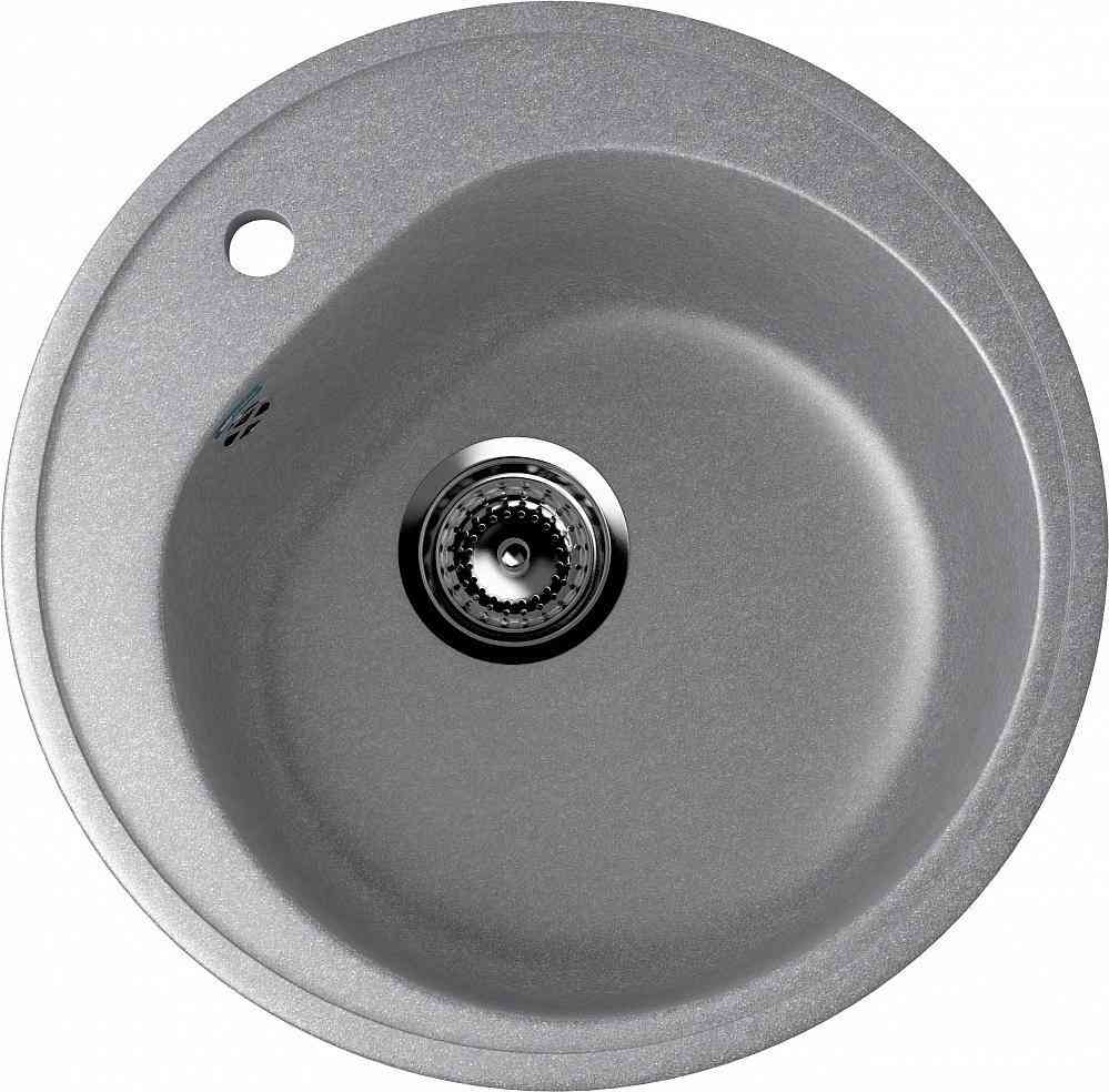 Мойка кухонная Ulgran U-101-342 графитовый| 50x50x18