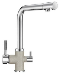 Смеситель Granula GR-3015 для кухонной мойки, базальт| 14x31x23