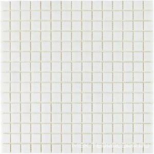 Мозаика Simple White (на бумаге) (20x20x4) ZZ32,7x32,7 Bonaparte Мозаика стеклянная n156349