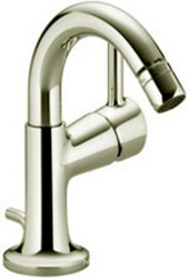 Смеситель для биде однорычажный на 1 отв. с д/к (цв. шампань), LaFleur XX