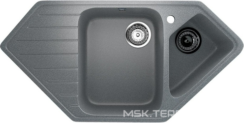 Мойка кухонная Ulgran U-409-309 темно-серая| 50x97x20
