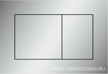 Панель смыва с двумя клавишами, (пластик цв. хром матовый), TECEnow ZZ