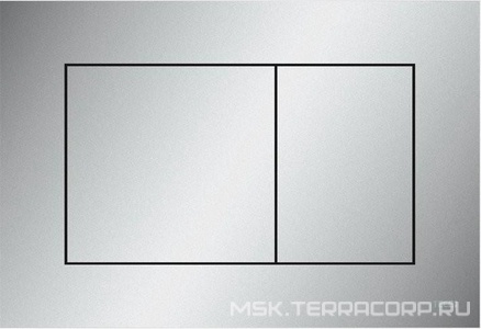 Панель смыва с двумя клавишами, (пластик цв. хром матовый),  ZZ Tece TECEnow 9240402