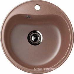 Мойка кухонная Ulgran U-100-307 терракот| 49x49x18
