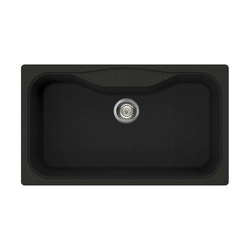 Мойка кухонная Omoikiri Maru 86-BL черная| 50x86x24