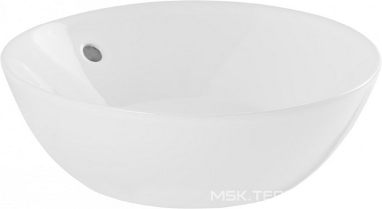 Раковина накладная на столешницу, круглая d38хh12см, без отв.д/смесителя, Sanlife ZZ Sanindusa sanlife 136379004