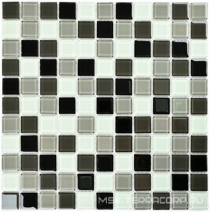 Мозаика Carbon mix  (25x25x4) 30x30 Bonaparte Мозаика стеклянная n156276
