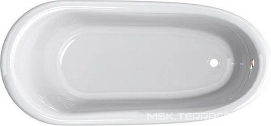 Ванна из искусственного камня Астра-Форм Роксбург ножки белые| 169x78x42