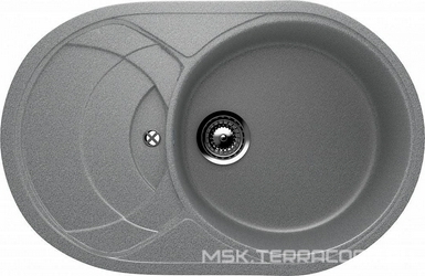Мойка кухонная Ulgran U-110-309 темно-серая| 50x77x19