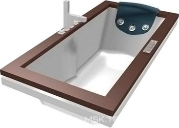 Акриловая ванна Jacuzzi Aura Uno| 180x90x50