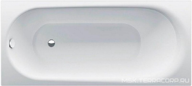 Ванна 180х80хh45см, с шумоизоляцией, БЕЗ ножек арт.B23-1500 и удлинённого слива-перелива, (сталь цв. белый), Bette ZZ Bette Comodo 1251-000