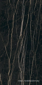 Керамогранит для пола и стены Florim Magnum Prexious of REX Thunder Night Glossy  60x120 756405