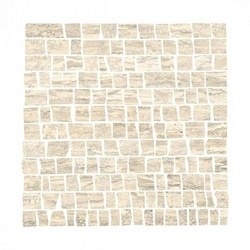 Trastevere Vibrato Mosaico Ivory nat/rett ZZ |27.5x27.5