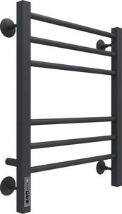 (под заказ от 50 шт)  Полотенцесушитель электр.П6 450х600, КС 9005 матовый ( new встроен диммер) , цв. черн. мат, KL Terminus Сицилия 4670078527622