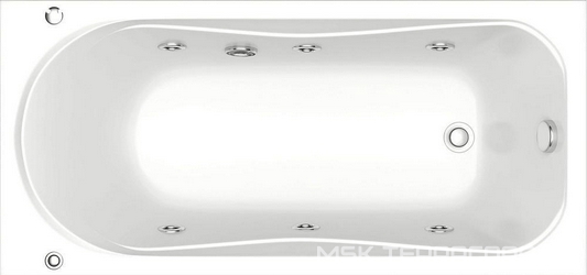 Акриловая ванна Bas Верона 150 см с г/м| 150x70x45