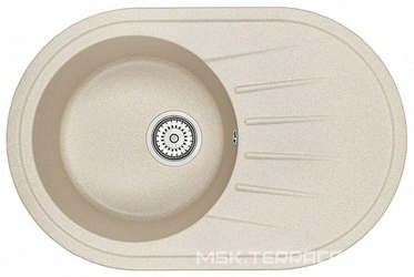 Мойка кухонная Granula Standart ST-7601 бежевая| 50x76x20