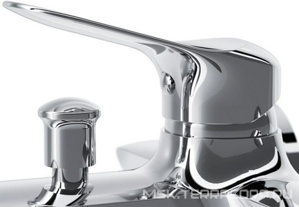 Смеситель для ванны/душа , которокий излив, БЕЗ аксессуаров, цв.хром AMPM Sunny F85C10000