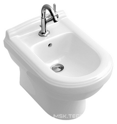 Биде подвесное Villeroy & Boch Hommage 7441 B0R1 alpin| 37x34x60