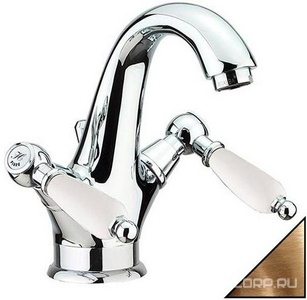 Смеситель для раковины, с д/к, (цв.бронза), Coloniale ZZ Fiore coloniale 02ZZ0623