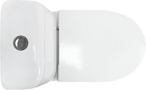 Унитаз-компакт Sanita luxe Max, косой выпуск, сиденье микролифт в компл. Sanita Luxe Max Lux WC.CC/Max/2-DM/WHT.G/S1 (MAXSLCC01040513)