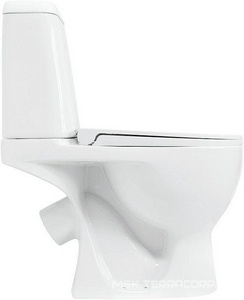 Унитаз-компакт Sanita luxe Max, косой выпуск, сиденье микролифт в компл. Sanita Luxe Max Lux WC.CC/Max/2-DM/WHT.G/S1 (MAXSLCC01040513)