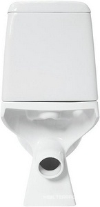 Унитаз-компакт Sanita luxe Max, косой выпуск, сиденье микролифт в компл. Sanita Luxe Max Lux WC.CC/Max/2-DM/WHT.G/S1 (MAXSLCC01040513)