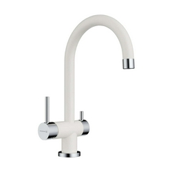 Смеситель Omoikiri Yamada WH для кухонной мойки| 14x37x23