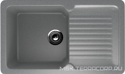 Мойка кухонная Ulgran U-506-309 темно-серая 49x77x22 Ulgran u-506 s369661