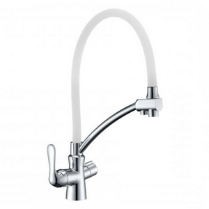 Смеситель для кухни Comfort LM3070C-White, с подключением к фильтру с питьевой водой, цвет белый, ZZ Lemark comfort LM3070C-White